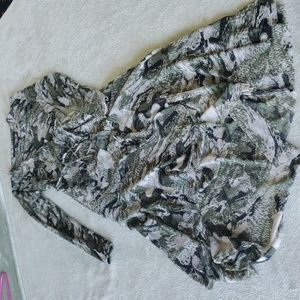 WHBM wrap midi dress